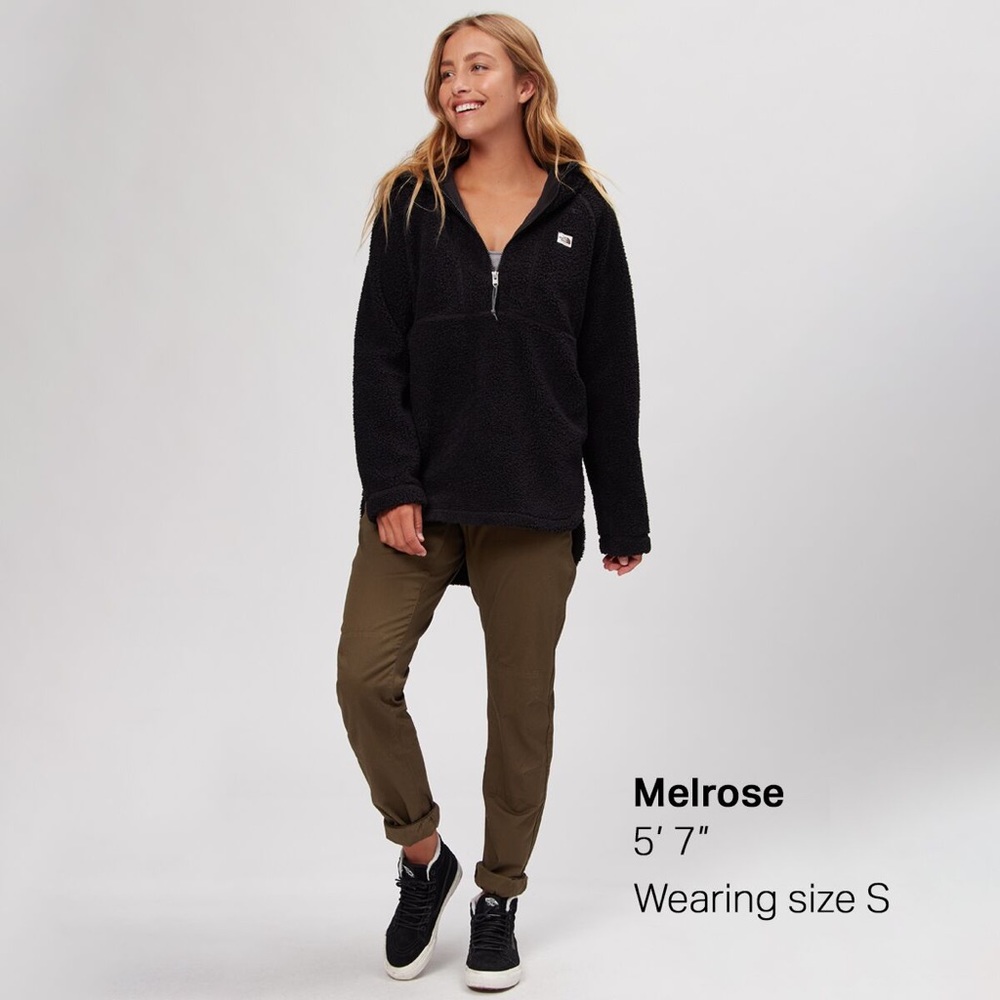 The North Face Ridge Fleece Tunic Hoodie - Women's Black size S NWT